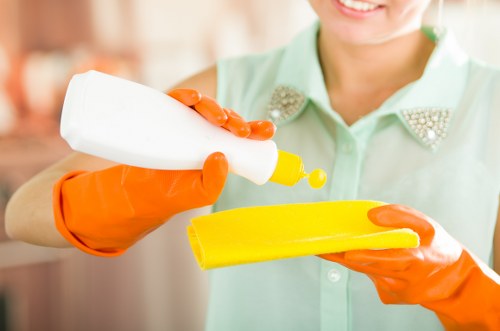Enzyme treatment used for pet odor removal on household surfaces